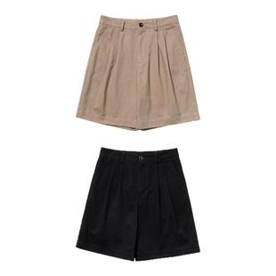 CountryMoment 梭织纯棉百慕大短裤女夏季外穿休闲运动百搭五分裤