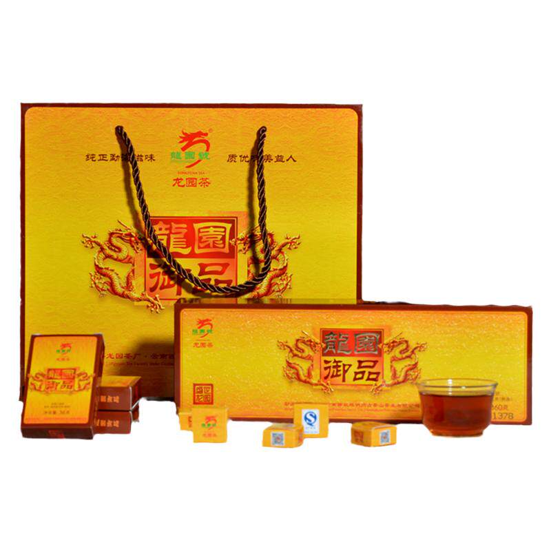龙园号普洱茶熟茶龙园2021年陈年