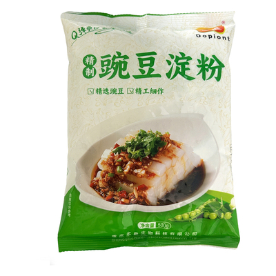 哆典凉粉豌豆粉四川特产豌豆凉粉