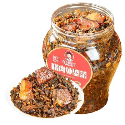 大瓶装外婆菜腊肉湖南辣小董