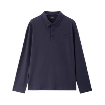 Giordano长袖刺绣POLO纯棉
