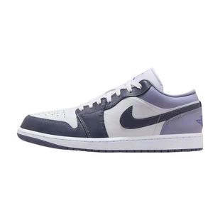 耐克/Air Jordan 1 Low 男款舒适百搭紫白低运动休闲鞋553558-145