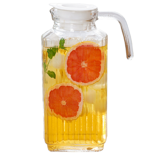 冰箱专用冷水壶大容量耐高温开水饮料冷泡壶水果茶凉水壶玻璃扎壶