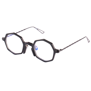BULLE DE SAVON日韩异形眼镜框男女五边形圆框个性防蓝光眼镜架潮