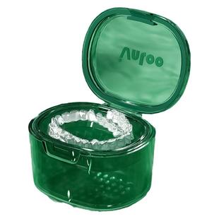 隐形保持器牙套收纳盒正畸牙齿矫正器隐适装假牙浸泡清洗盒子便携