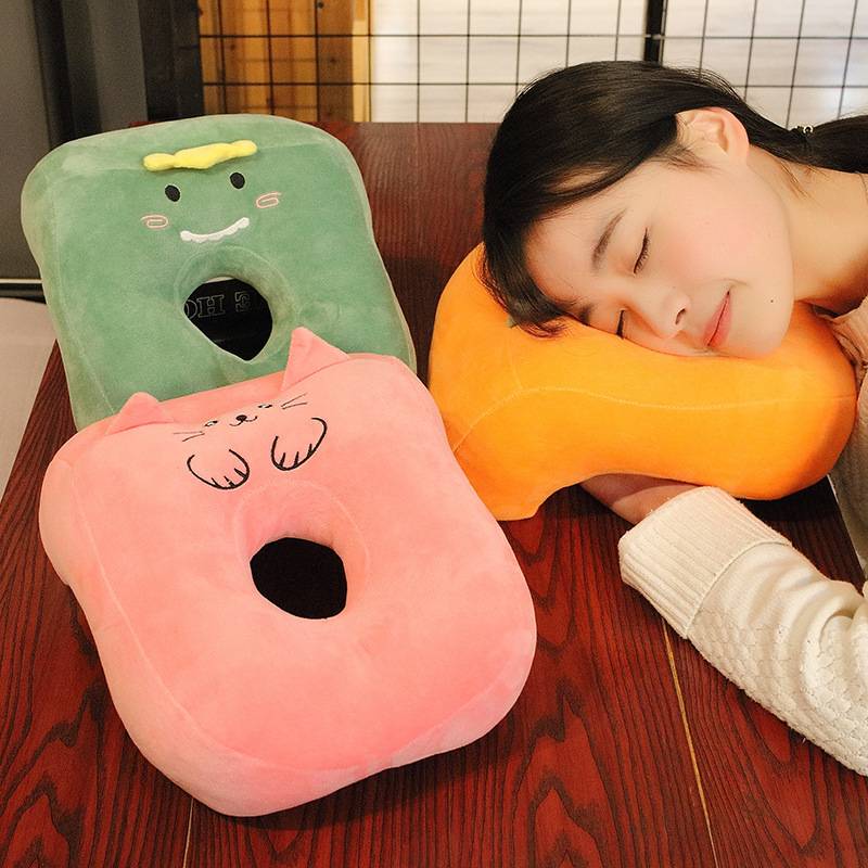 新品 办公室午睡枕上班用趴桌睡觉枕午休枕学生透气趴抱枕头夏季