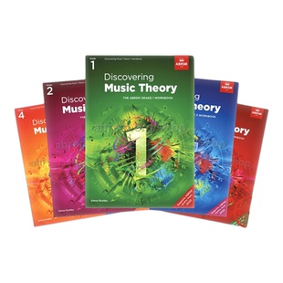 英皇钢琴考级 2020年版发现音乐理论 全套共一至五卷 英文正版乐谱书 Discovering Music Theory The ABRSM Workbook