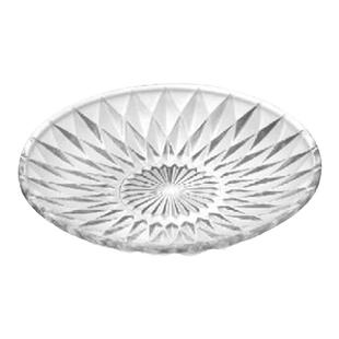 创意透明水晶玻璃小果盘KTV酒吧圆形小吃碟瓜子糖果小碟子一人份