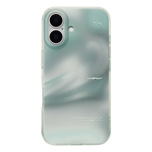 Unliplan 原创设计渐变蓝色双层imd手机壳适用苹果17/16iphone15promax新款小众韩系ins情侣款防摔外壳高级感