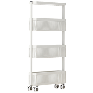 弗林斯门后超薄置物架卫生间夹缝极窄小推车厕所缝隙多层收纳架子