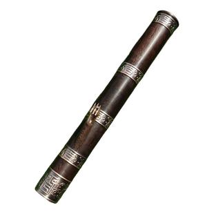 水烟斗老式水烟筒鸡翅木大号复古款实木烟杆红木手工雕刻纯铜烟斗