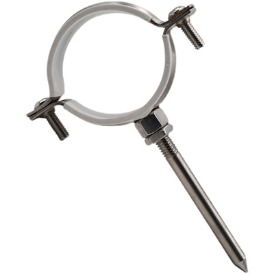 304不锈钢上墙带胶管卡带304钉