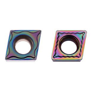 淬火高硬度钢内孔数控刀片镗孔刀CCGT09T304-PF CCMT09T308七彩色