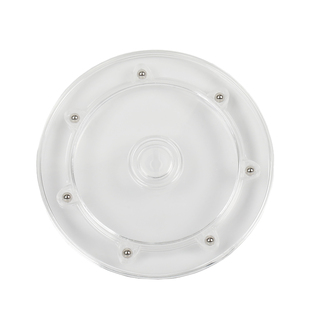 亚克力展示架底座360度手动旋转台 手动转盘 饰品展示架创意转盘