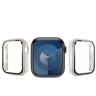第一卫适用applewatchs11保护壳s10苹果手表壳iwatch11壳膜一体s9保护套Ultra高清46mm防爆s8钢化膜45防尘7/6