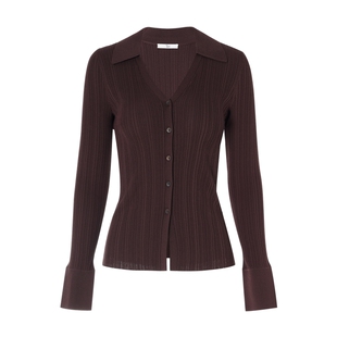 LYNEE X Toril 简约V领修身针织开衫女秋冬新款休闲气质百搭上衣