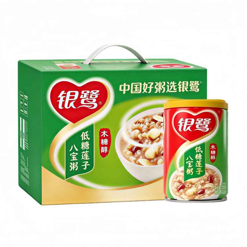 银鹭低糖莲子八宝粥280g*12罐