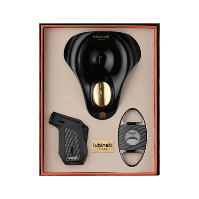 古巴雪茄剪套装高端雪茄刀三件套