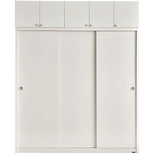 全友家居简约现代推拉门衣柜家用卧室新款小户型移门简易成品衣橱