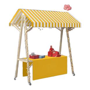 集市摊位展示架市集夜市摆摊架子花车促销展示台地摊车移动可折叠