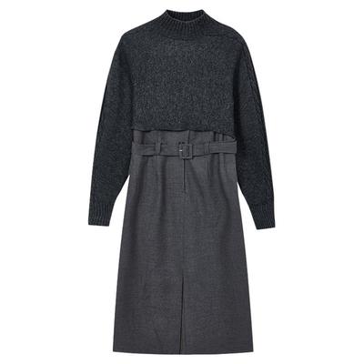 老钱风气质高腰套装裙