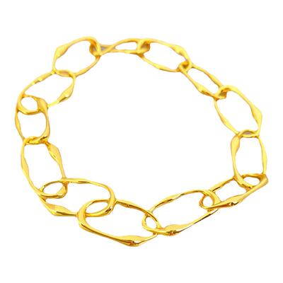 黄镀镀18k金极简百搭锁骨链