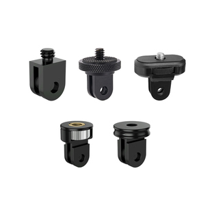 适用GoPro10/11配件三脚架转接座小蚁迷你1/4转接头运动相机配件