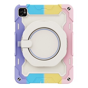 iPadpro11寸保护套2024新款10代10.9硅胶苹果平板电脑9代10.2防摔Air4儿童mini567盔甲Pro12.9寸防弯air2外壳