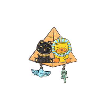 大英博物馆小黄鸭质感金属冰箱贴