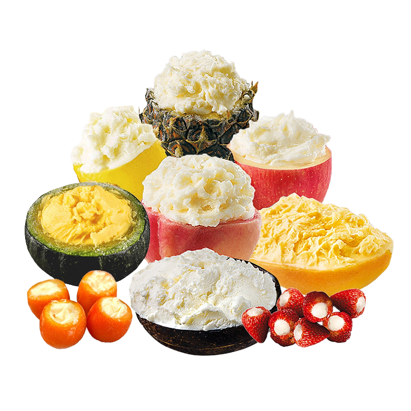 Gooble果堡网红冰淇淋套餐蜜桃水果冰激凌雪芭冷饮 2盒套餐