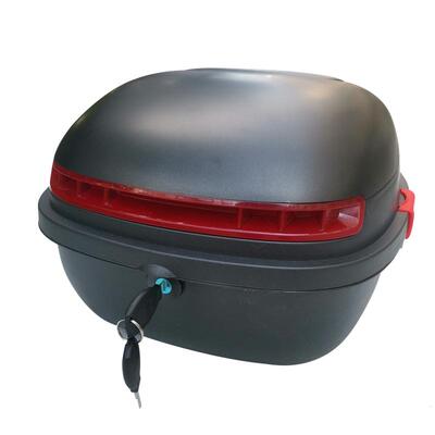 适用于雅迪爱玛绿源电动车后备箱防水电瓶车踏板摩托车储物箱防抖