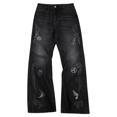 MEDMxJOJO的奇妙冒险联名牛仔裤