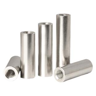 304不锈钢双头内螺纹圆柱销带孔销钉M3M4M5M6M8定位螺母螺柱GB120