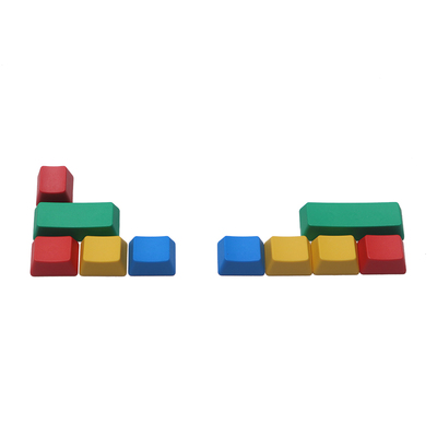 pbt rgby键帽 cmyk 机械键盘大键位 无刻侧刻poker gh60大键位