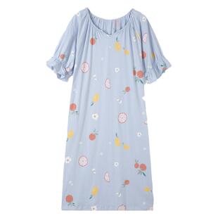 顶瓜瓜吊带无袖背心裙纯棉甜美少女睡衣家居睡裙顶呱呱夏可外穿