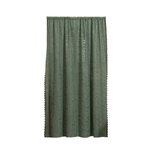 免打孔安装新款美式乡村蕾丝防蚊门帘整片透气防尘遮挡帘高级感