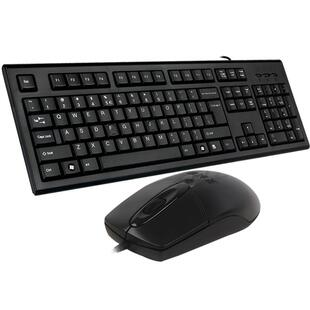双飞燕有线键盘鼠标套装台式机笔记本办公USB家用PS2口KR-8572NU