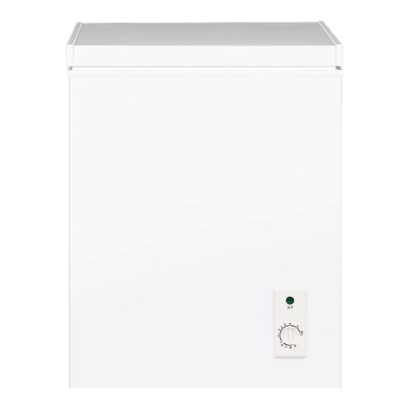 奥克斯小冰柜家用小型迷你冰箱无霜商用柜冷藏冷冻两用卧式冷柜