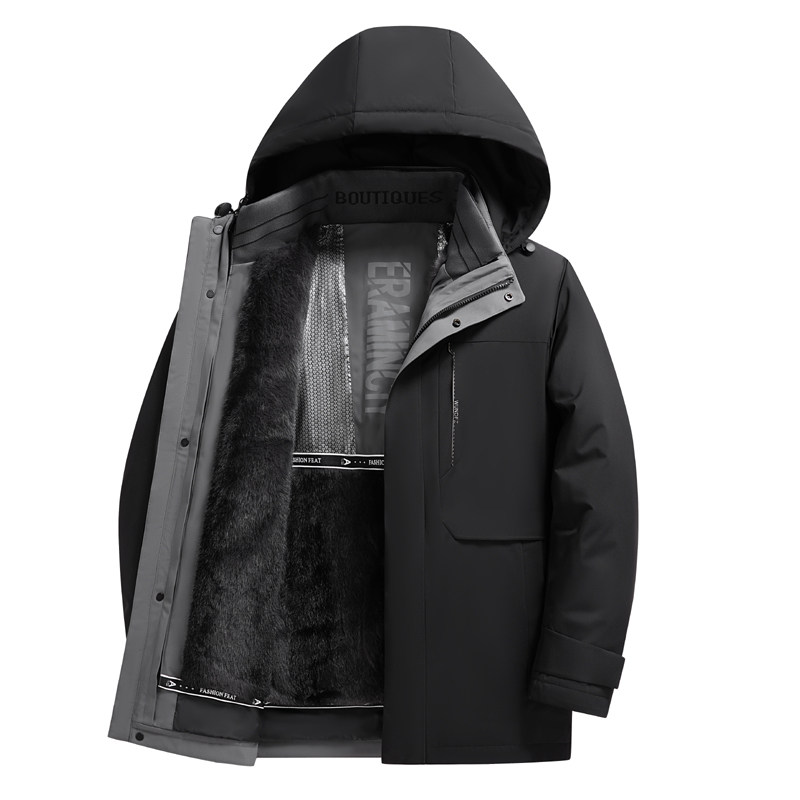 【一衣三穿】白鹅绒服男皮尔卡丹