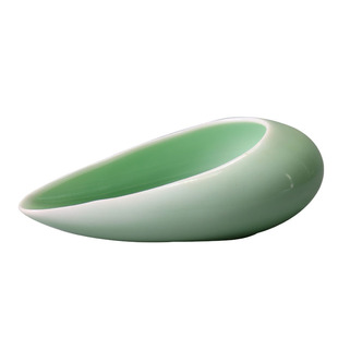 德化高白瓷茶荷茶则｜陶瓷功夫茶具茶道配件白瓷导茶观赏茶叶用具