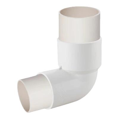 pvc异径弯头 90度变径 直角大小管配件25 32 40 50 63 75 90 110