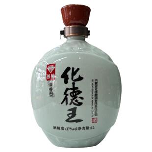化德王银钻37度清香型优级白酒1000ml/坛内蒙古特产草原精品固态