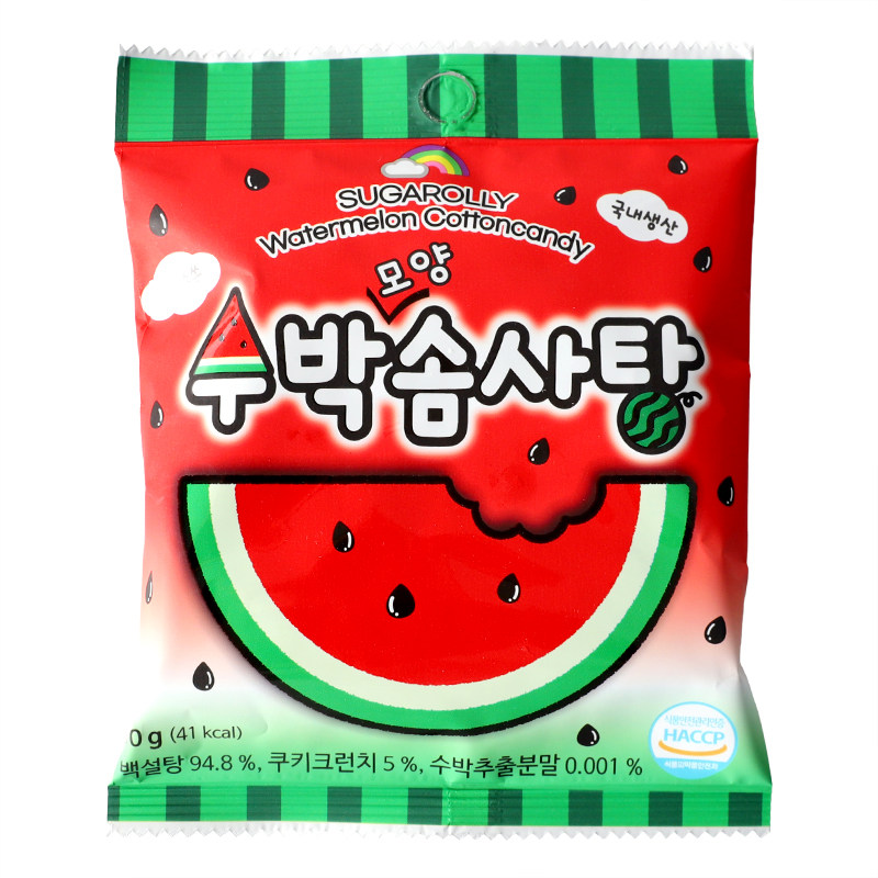 YEM西瓜味棉花糖空气感糖果