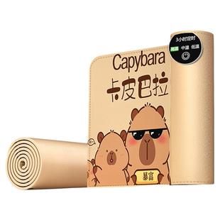 加热鼠标垫办公室桌面暖桌垫学生写作业暖手神器2024冬季新款加热桌垫卡通图案鼠标垫石墨烯发热可定时防水55