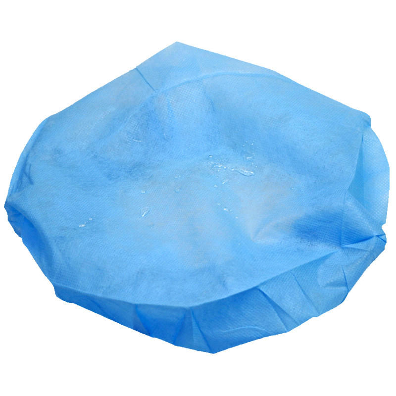 一次性帽子 无纺布圆帽 加厚扁筋 食品帽 防尘帽 1000只/箱包邮