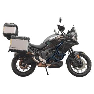 适用春风700MT保险杠铝合金三箱边箱尾箱高强度碳钢护杠改装件