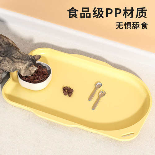 宠物专用餐垫防水防滑猫咪碗粮垫狗狗大号猫吃饭垫子餐盘猫食盆垫