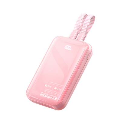 【3C认证可上飞机】充电宝自带线20000毫安大容量氮化镓45W超级快充2025新款适用苹果iPhone小米华为手机专用