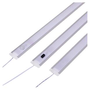 嵌入式暗装灯条柜体人体感应灯带鞋柜有线自粘led灯带插头线条灯