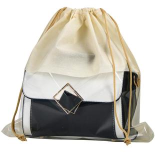 包包防尘袋收纳袋装奢侈皮包挎包的透明抽绳束口袋子防潮保护神器